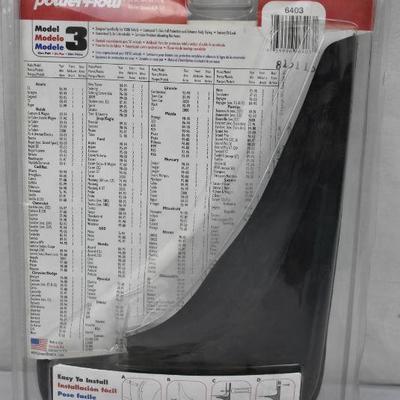 Pair of Powerflow Splash Guards 6403 Pro Fit Model 3, $20 Retail - New