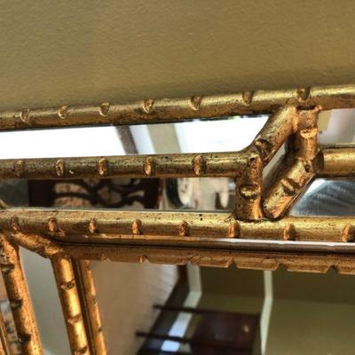 gold trimmed mirror 