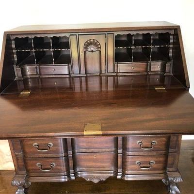 Walnut secretary desk