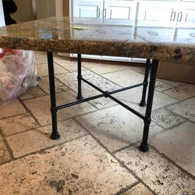 granite top table