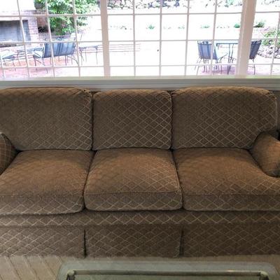 Lots of quality overstuffed furniture