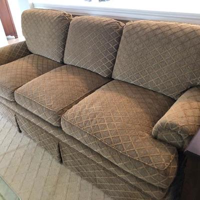 Lots of quality overstuffed furniture