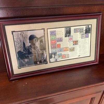 COLLECTION OF GEORGE PATTON ITEMS 15"X27" $40