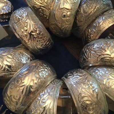Pier 1 Silver Napkin Rings