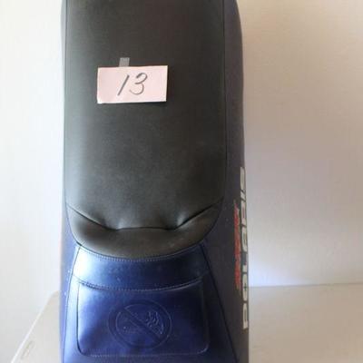 Navy/Black Polaris Snowmobile Seat Two Person Passenger #2778 2310