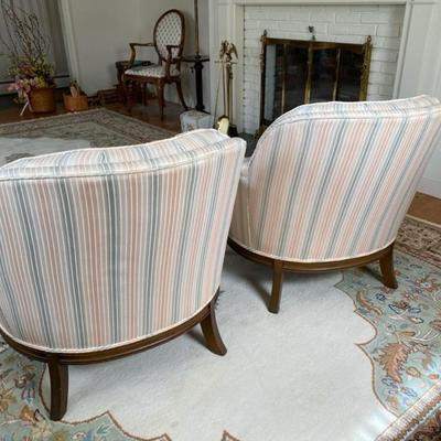 Vintage Pair of Club Chairs 