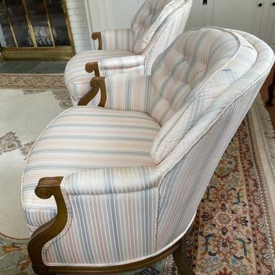Vintage Pair of Club Chairs 
