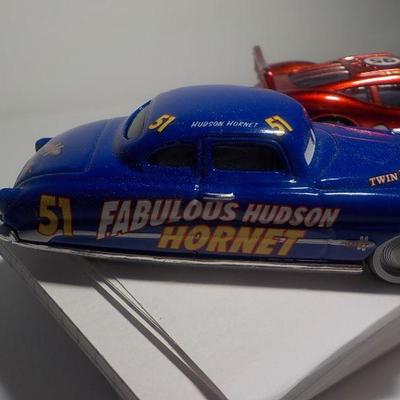 Disney classic Cars Rusteze and the fabulous Hudson
