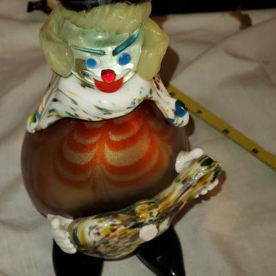 Vintage Murano Clown 