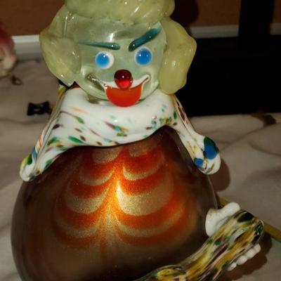 Vintage Murano Clown 