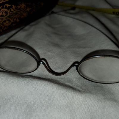 Antique Glasses and Case