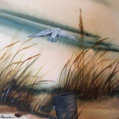 Lot 09 - Watercolor by Evelyn Wallace
