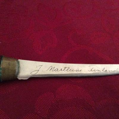 Lot 11 Knives J Marttiins made in Finland
