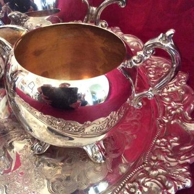 Lot 12 Silver Tea Service