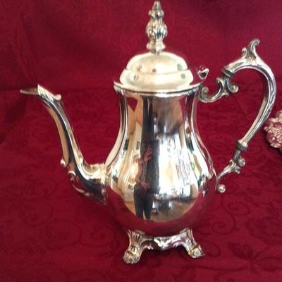 Lot 12 Silver Tea Service