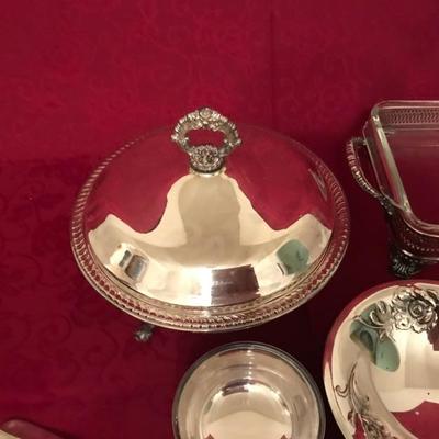 LOT 29 - Silver serving Pieces