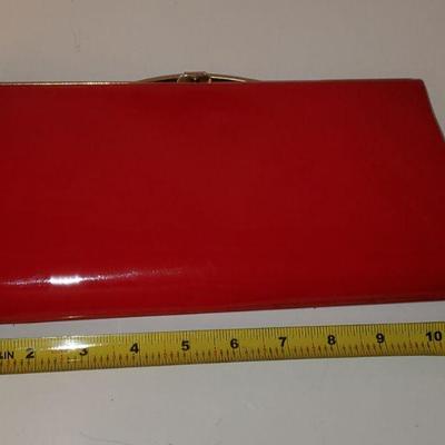 Vintage Red Clutch