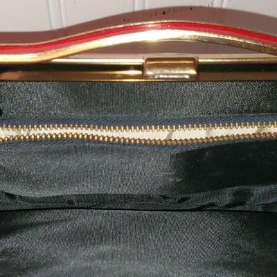 Vintage Red Clutch