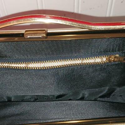 Vintage Red Clutch