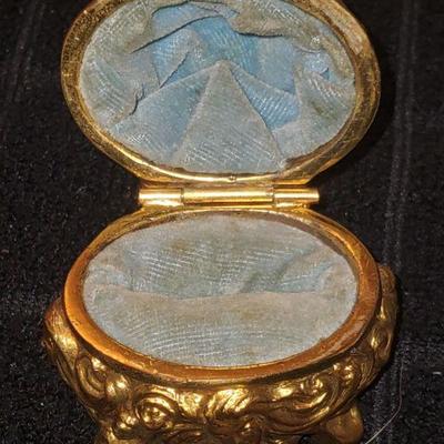Gold Tone Ring Box