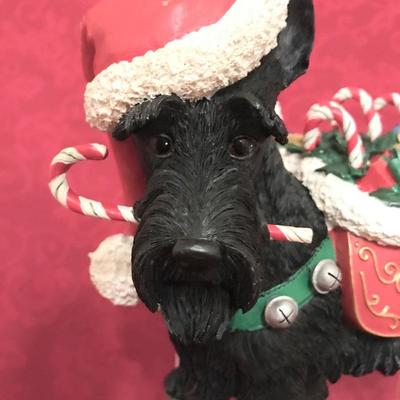 Lot 44 Christmas Scottie dog