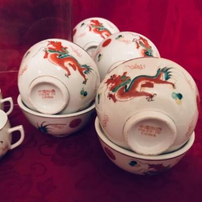 Lot 63 Tea set Asian themed