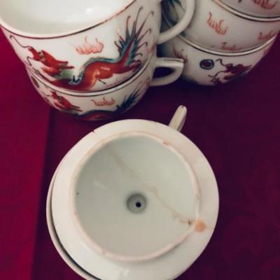 Lot 63 Tea set Asian themed