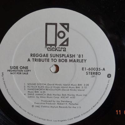 Reggae Sunsplash '81 A Tribute to Bob Marley