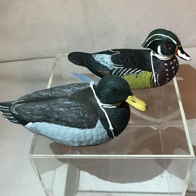 Lot 73 Hand painted ducks
