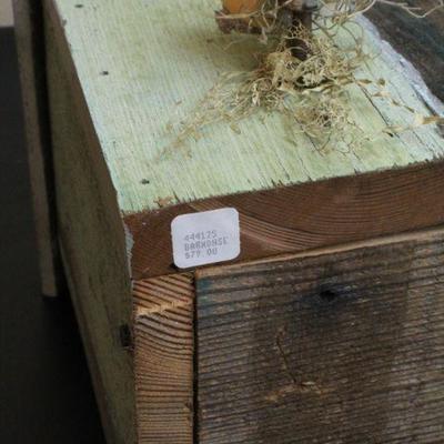 LOT #54: Vintage Wood Deco Bird Home