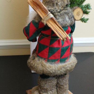 LOT #56: Vintage Lynn Haney Collectionâ„¢ Handmade Santa Claus w/ Fur Boots