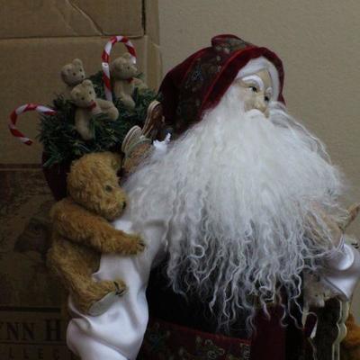 LOT #57: Vintage Lynn Haney Collectionâ„¢ Santa Claus w/ Bag of Toys