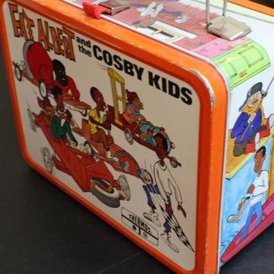 LOT #61: Authentic Vintage FAT ALBERT and the COSBY KIDSâ„¢ Metal Lunchbox w/ Thermos