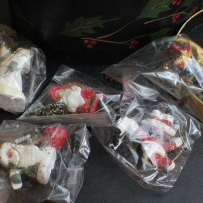 LOT #66: (3) Assorted Wood Holiday themed Handmade Storage Boxes