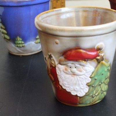 LOT #70: (3) Coffee Mugs Holiday Theme
