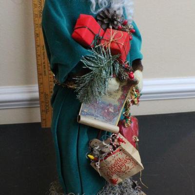 LOT #77: Vintage 1992 SUSAN BYERS Made in Oregon Santa Claus 
