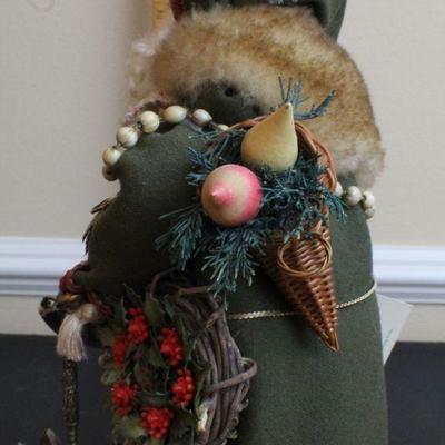LOT 78: Vintage Tall Santa Clause Handmade in Woodland Park, CO by Jan Woodward