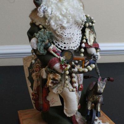 LOT 78: Vintage Tall Santa Clause Handmade in Woodland Park, CO by Jan Woodward