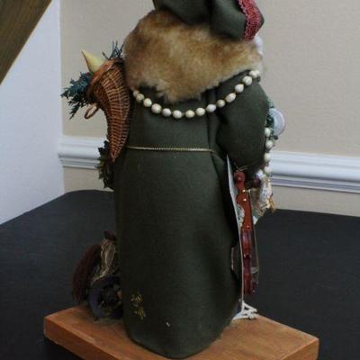 LOT 78: Vintage Tall Santa Clause Handmade in Woodland Park, CO by Jan Woodward