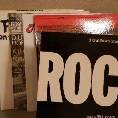 LOT #242: Assorted Vintage LP'S MOVIE SOUNDTRACKS