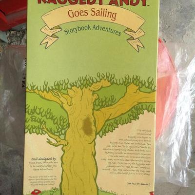 Dakin raggedy Andy goes sailing doll new with coa