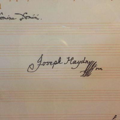 Signed CD's of "Joseph Haydn mistro" Symphony No. 98 in B Flat Major (signed).