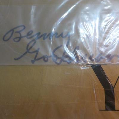 Signed "Benny Goodman" Over 60 years of Music Classic. (SIGNED BY GOODMAN).