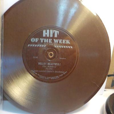 Durium records " Hit of the week" " Hello Beautiful".