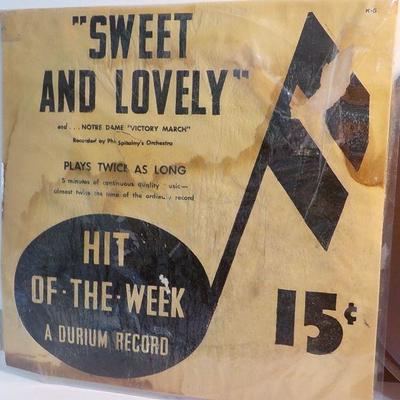 Durium records " Hit of the week" " Hello Beautiful".