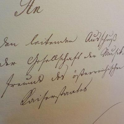 Famous Composer "Franz Schubert-Jahr 1978. Sheet work.