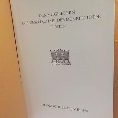Famous Composer "Franz Schubert-Jahr 1978. Sheet work.