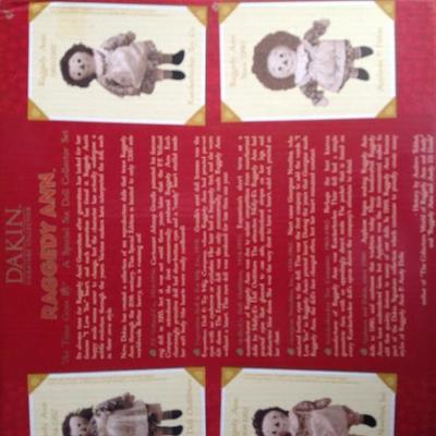 Dakin Raggedy Ann As time goes by limited edition 