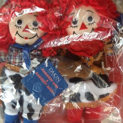 Raggedy Ann & Raggedy Andy cowgirl and cowboy set
