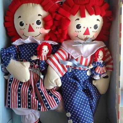 Raggedy Ann Raggedy Andy Stars and Stripes 